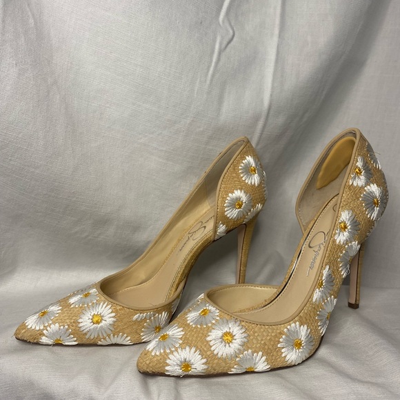 Size 8 Jessica Simpson Cassani Daisy Heel - Picture 2 of 6